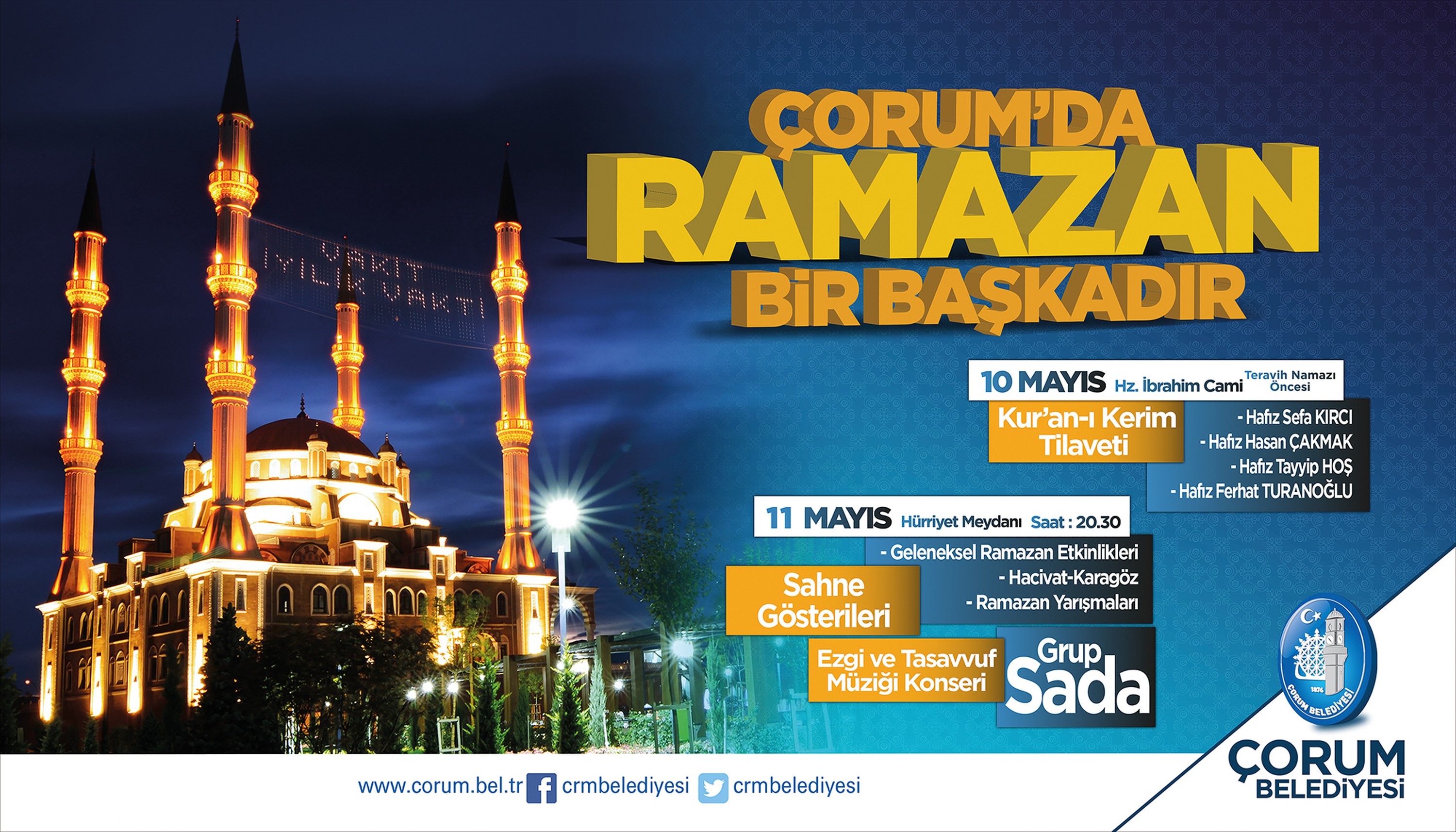 ÇORUM’DA RAMAZAN DOLU DOLU