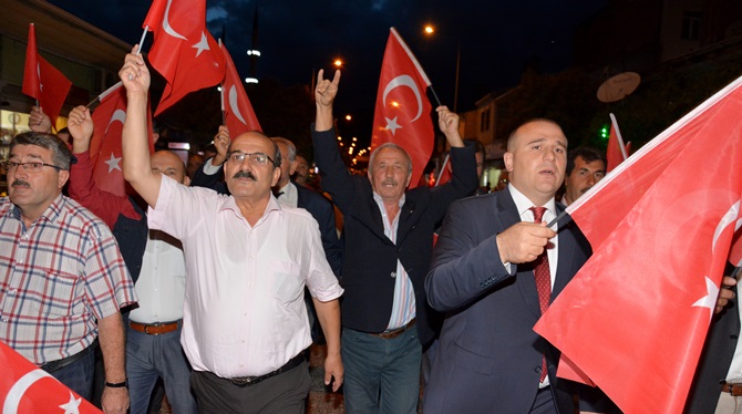 Kargı’da 15 Temmuz Coşkuyla Kutlandı