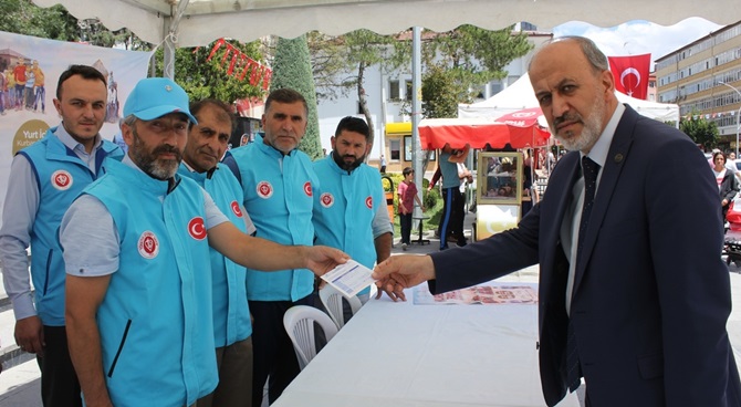İlk Kurban Bağışını Müftü Yaptı