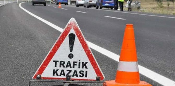 Arka Tarafa Bakan Sürücü Kaza Yaptı
