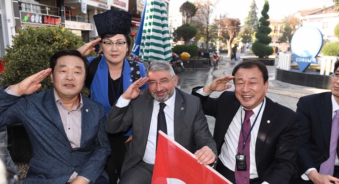 Gimhae Heyeti Çorum’da