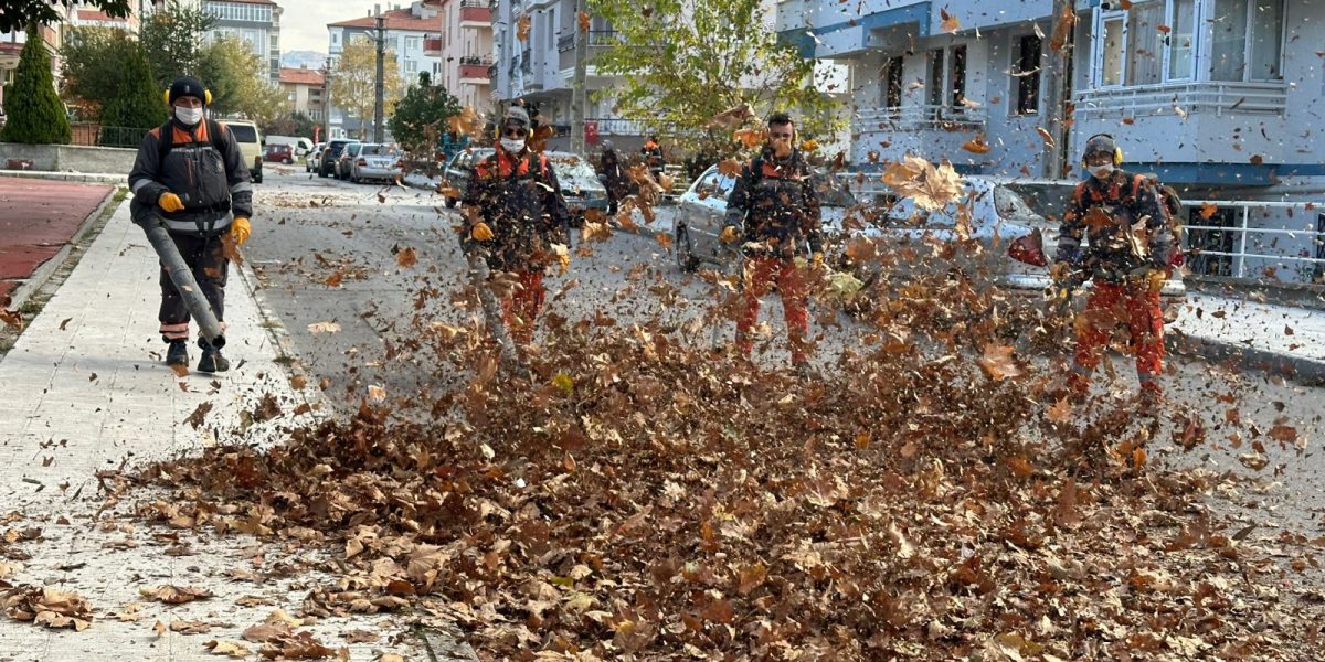 Belediyeden Tam Saha Temizlik Çalışması