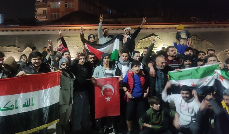 Çorum’da ‘Özgür Suriye’ Kutlaması!