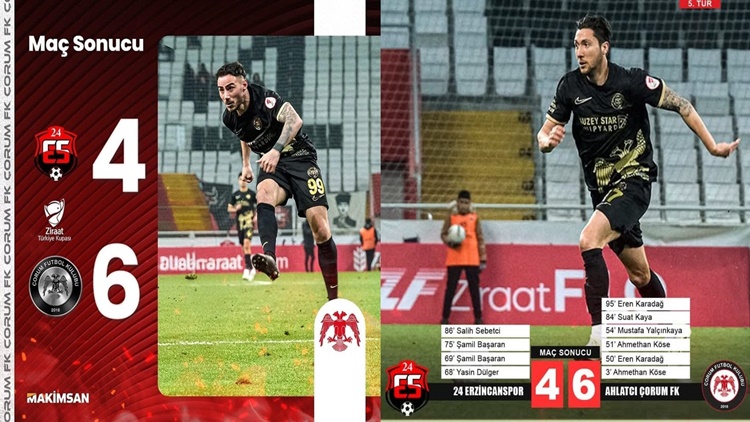 Çorum FK Farklı Kazandı