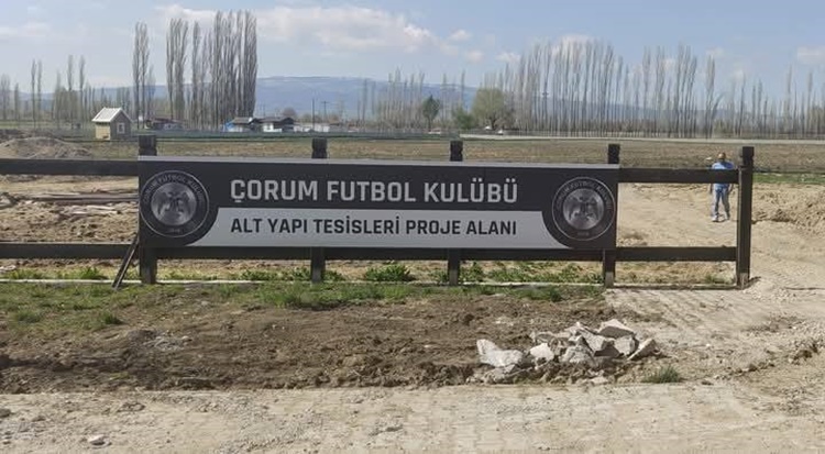 Çorum FK, Altyapı Tesisi İçin İlk Adım Atıldı!