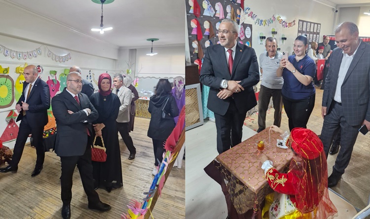 Mehmet Akif Ersoy İlkokulu’nda Yıl Sonu Sergisi