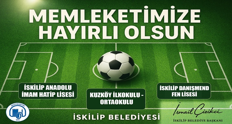 İskilip’te Üç Okula Modern Halı Saha Geliyor
