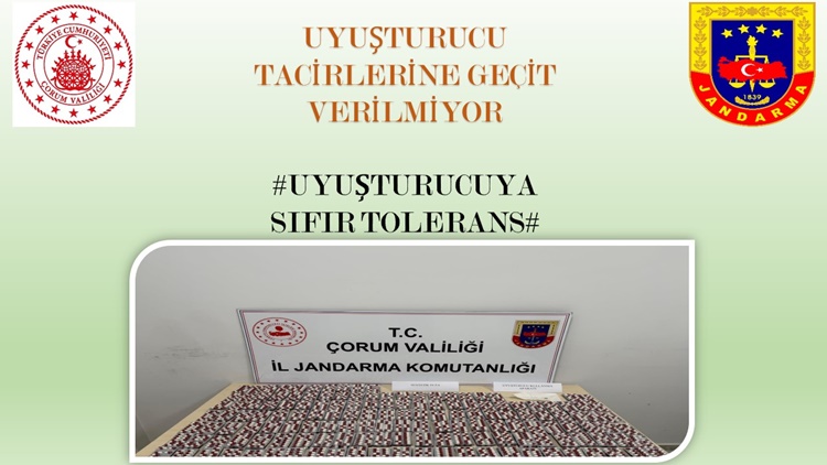 Jandarma’dan Uyuşturucu Operasyonu