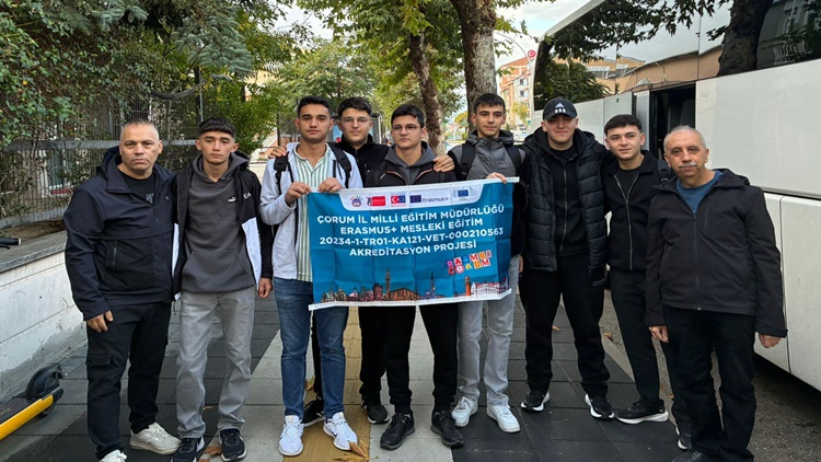 Çorum’dan Almanya’ya Meslek Eğitim Stajı