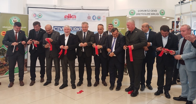 Çorum’da Ceviz Yetiştiriciliği Fuarı Açıldı