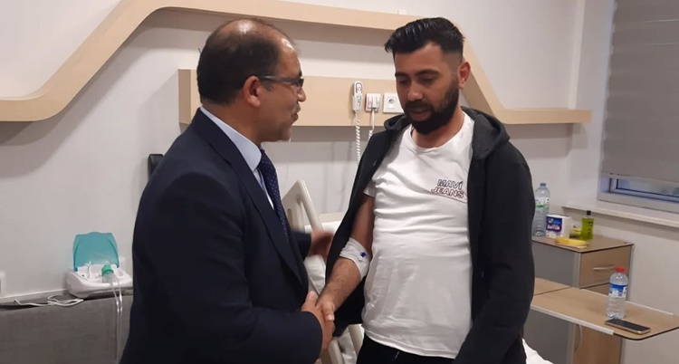 Aydın’dan, Gazi Cenberlitaş’a Geçmiş Olsun Ziyareti