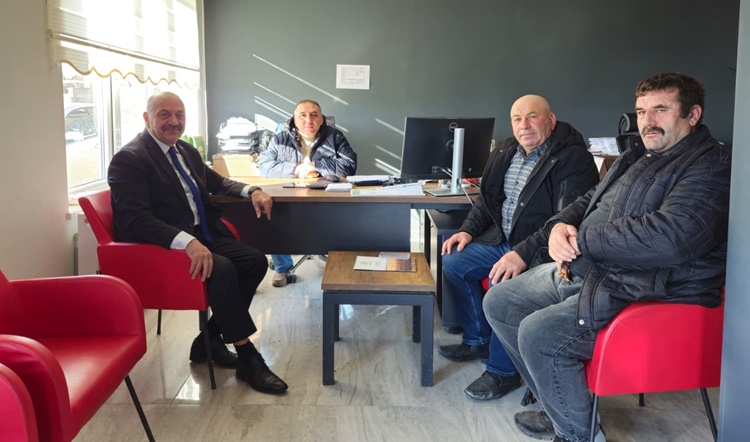 Başkan İsbir’in Kurum Ziyaretleri Devam Ediyor