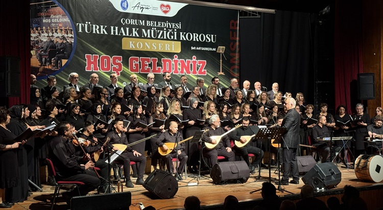 Çorum Belediyesi THM Korosu’ndan “Yaza Merhaba” Konseri