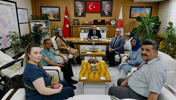 Çölyak’dan İl Genel Meclisi Başkanı Duran Bıyık’a Ziyaret